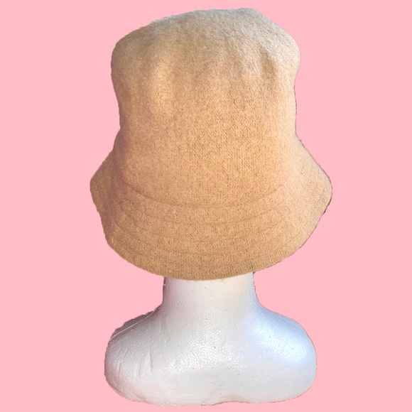 60’s/70’s Vintage Tan Wool Bucket Hat - Picture 5 of 7